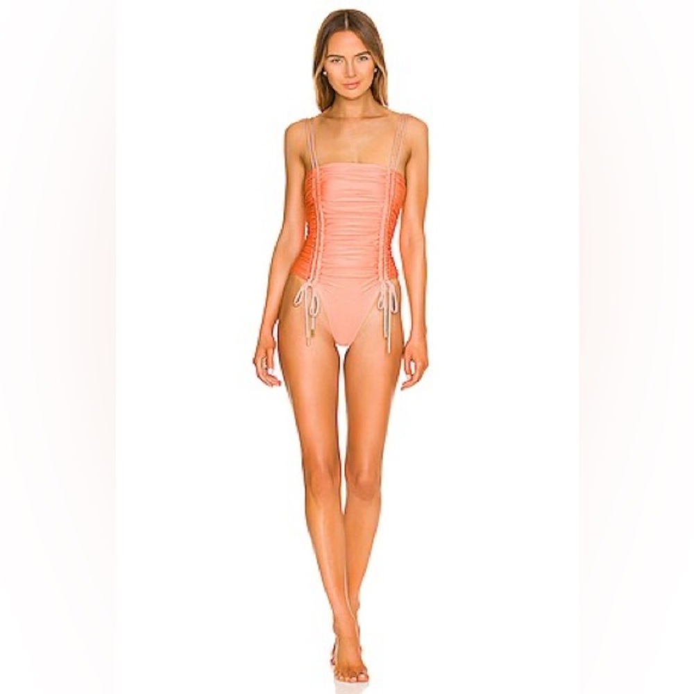 Baobab Collection Coral One Piece Swimsuit